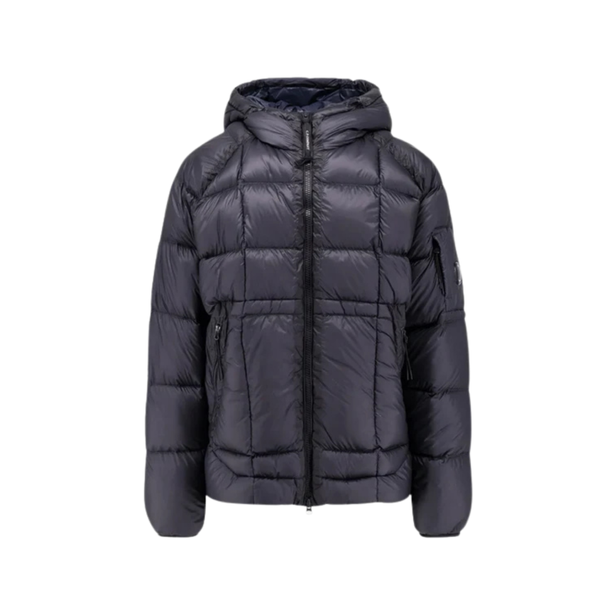 Doudoune CP COMPANY DD Shell micro ripstop en nylon opaque bleu marine