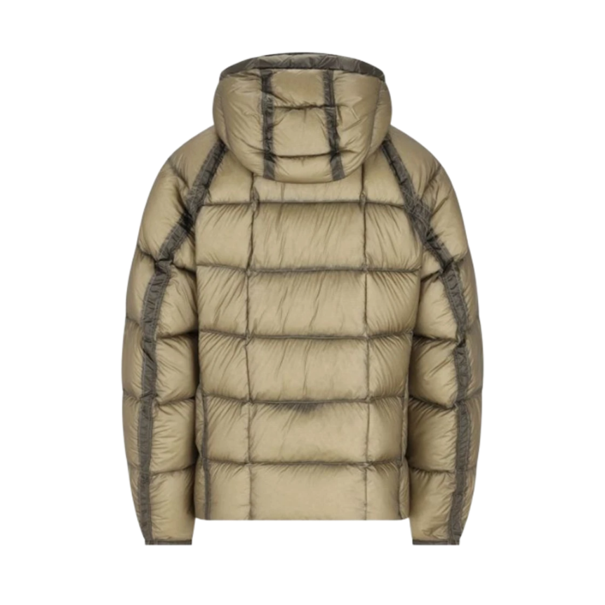 Doudoune CP COMPANY DD Shell micro ripstop en nylon opaque marron taupe