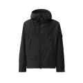 Blouson zippé bomber à capuche Pro-Tek Primaloft nylon noir lentille