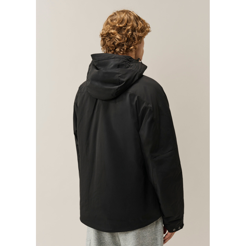 Blouson zippé bomber à capuche  CP COMPANY Pro-Tek Primaloft noir lentillle