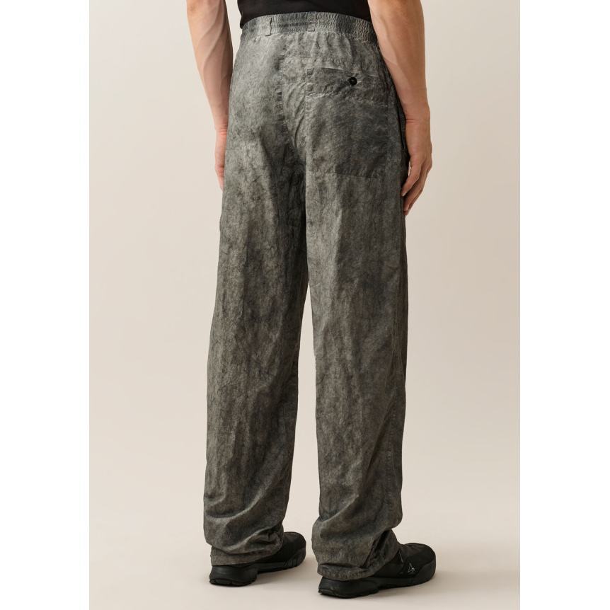 Pantalon cargo CP COMPANY Flatt nylon gris noir tie & die poche lentille