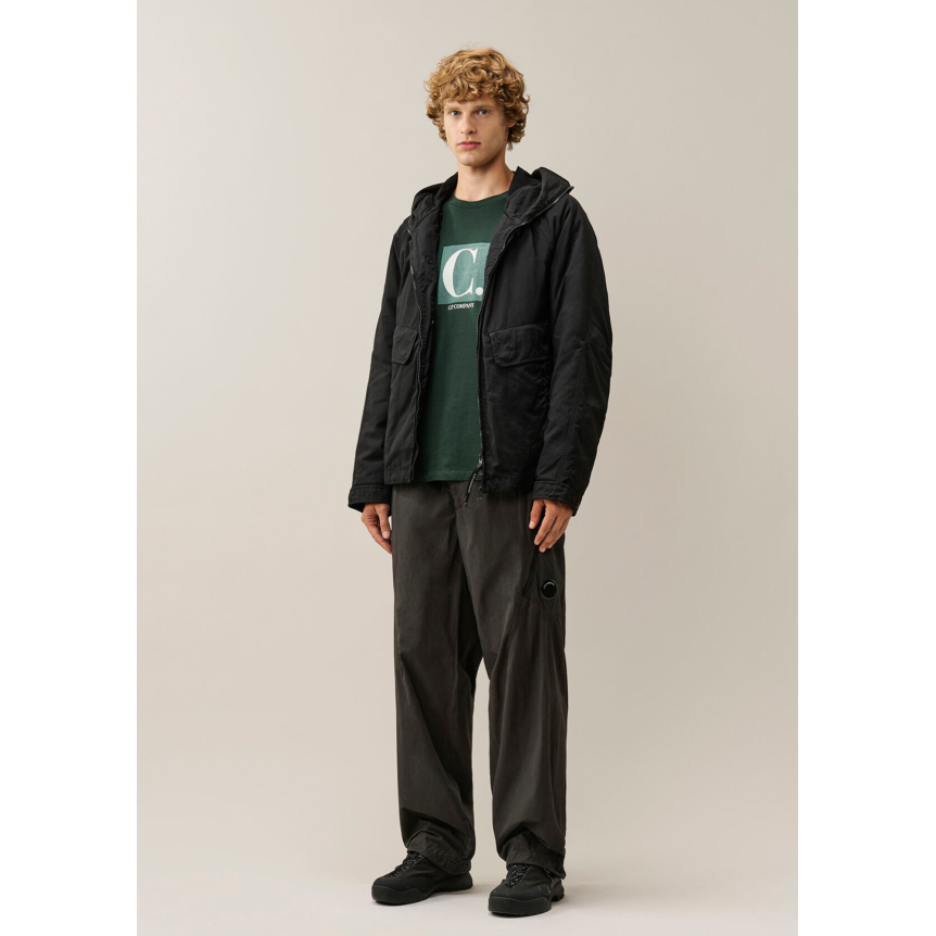 Pantalon Cargo zippé CP COMPANY Micro Reps coton gris anthracite