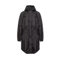 Parka longue imperméable à capuche Expression en toile polyamide noir