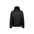 Veste Grimpeurs zippée capuche nylon noir liseret tricolore