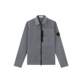 Veste Sur chemise zippée en Nylon Metal gris cendré