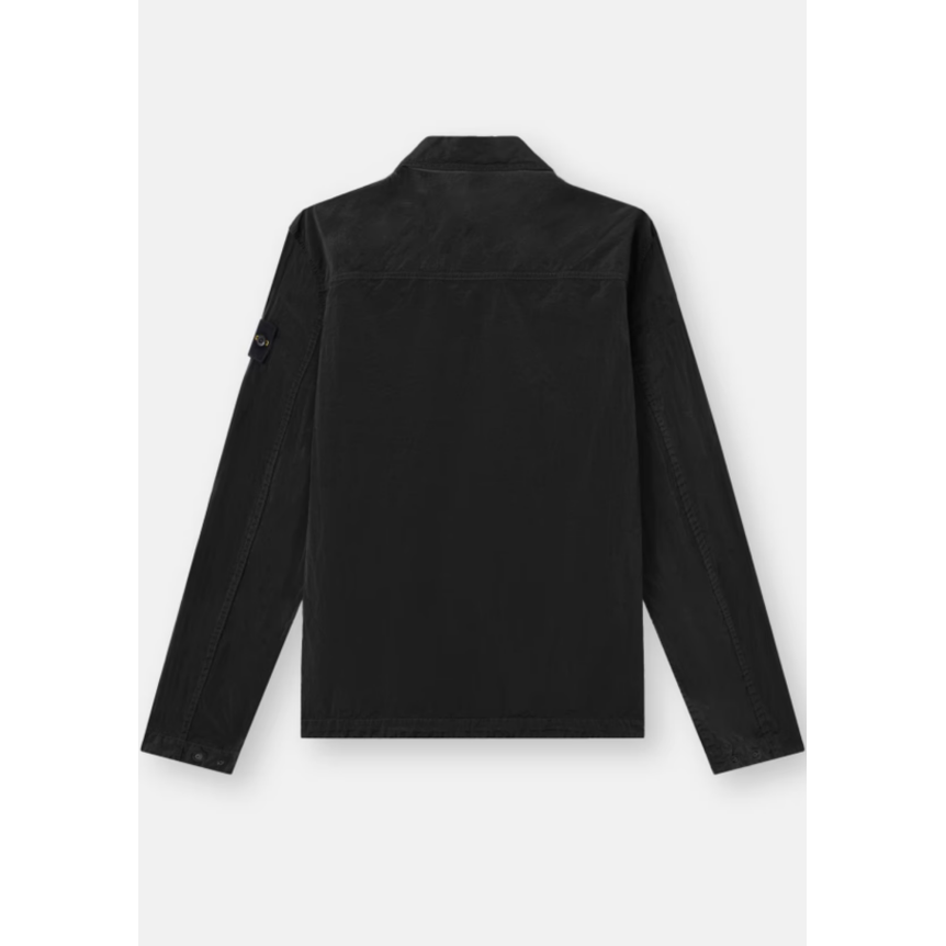 Veste Sur chemise zippée en Nylon Métal ECONYL®  noir
