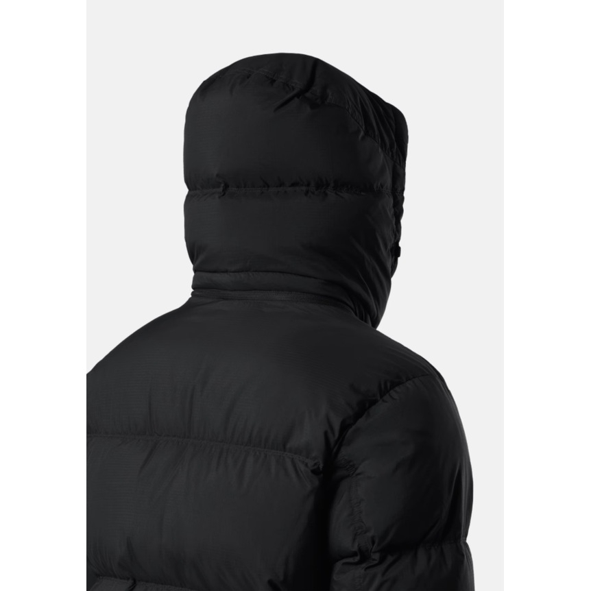 Doudoune à capuche STONE ISLAND nylon ripstop CORDURA® noir