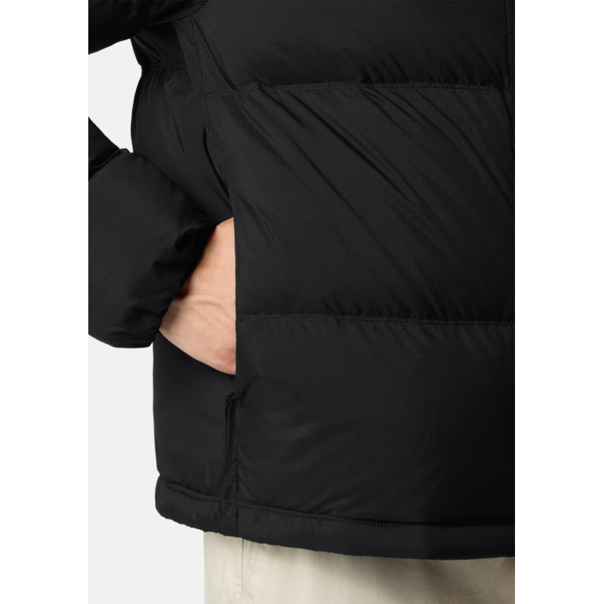 Doudoune à capuche STONE ISLAND nylon ripstop CORDURA® noir