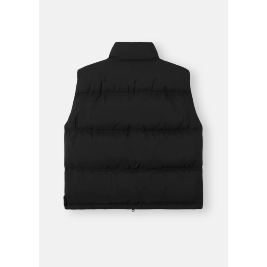 Gilet Doudoune sans manches STONE ISLAND poches zippées nylon Cordura® noir