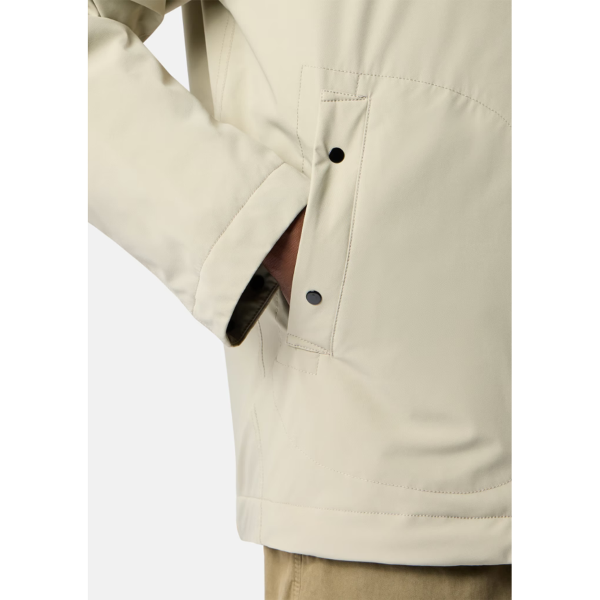 Veste zippée à capuche STONE ISLAND coupe vent Shell primaloft beige