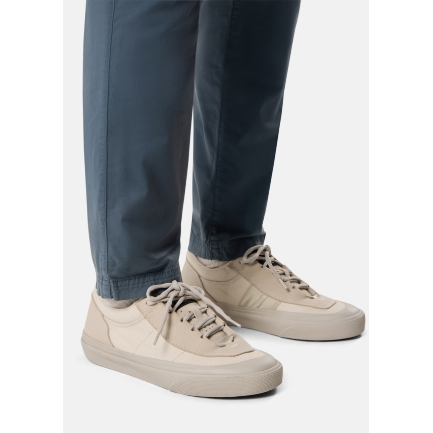 Pantalon STONE ISLAND cargo regular sergé coton extensible bleu ardoise