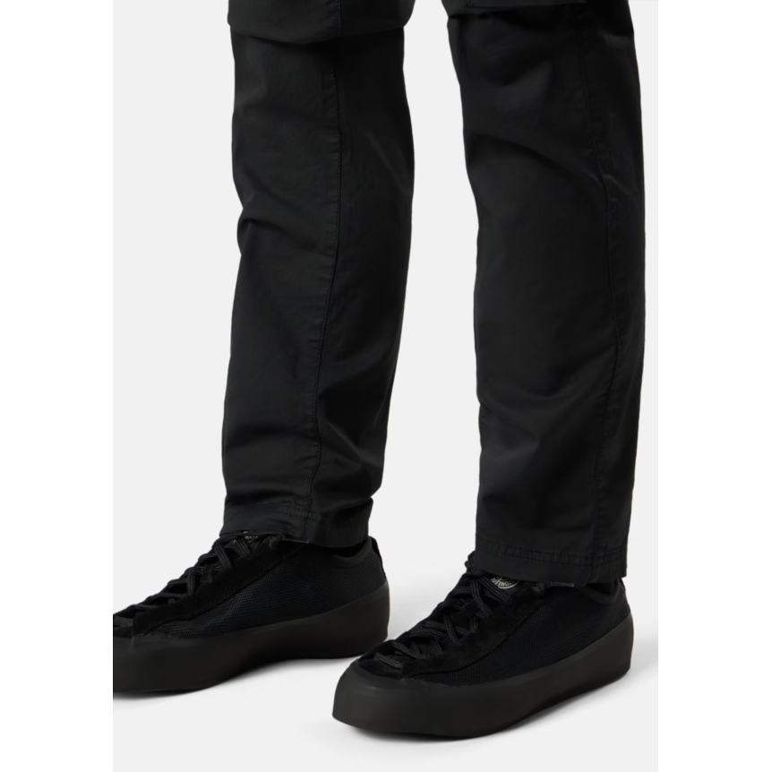 Pantalon cargo STONE ISLAND regular sergé coton extensible noir