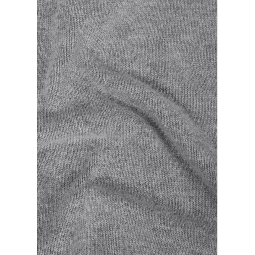 Pull col rond STONE ISLAND laine vierge agneau gris chiné