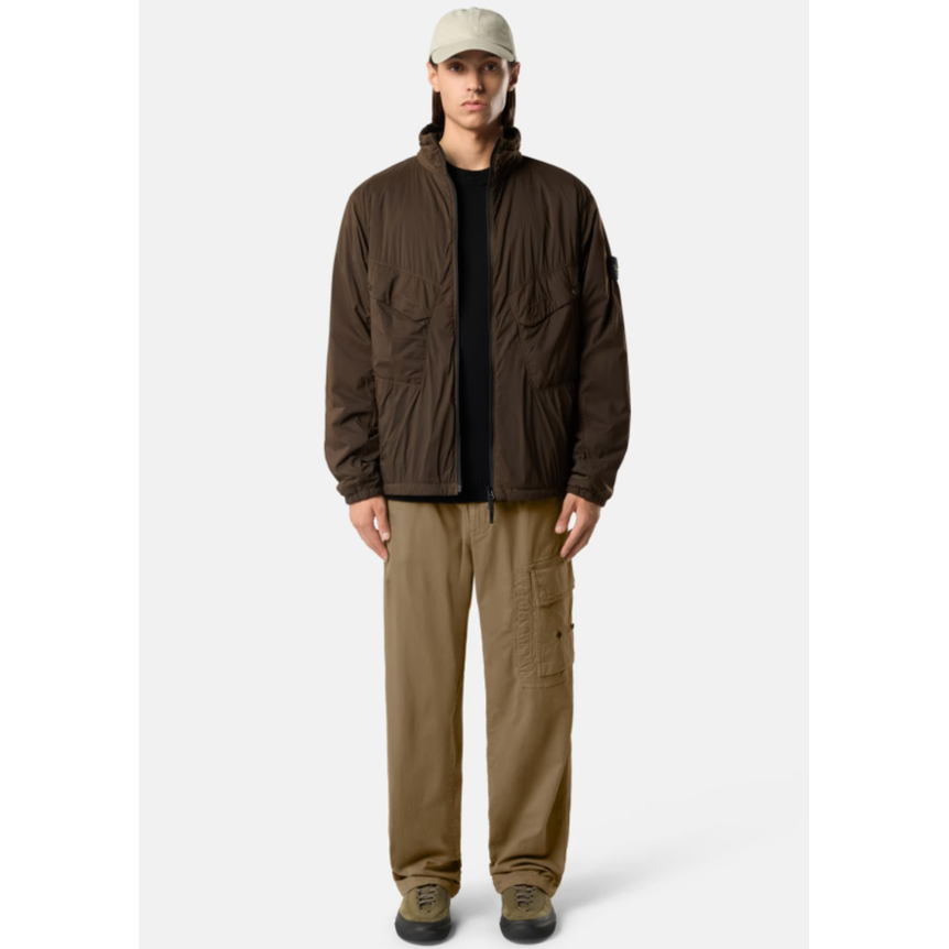 Pull col rond STONE ISLAND laine vierge agneau noir