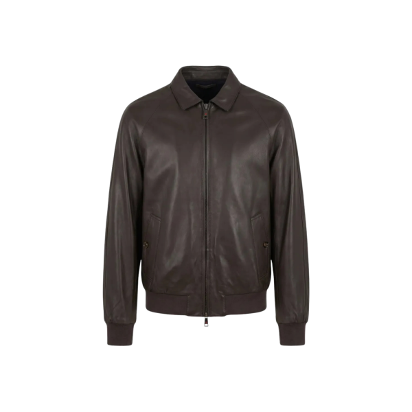 Blouson aviateur KIRED cuir marron