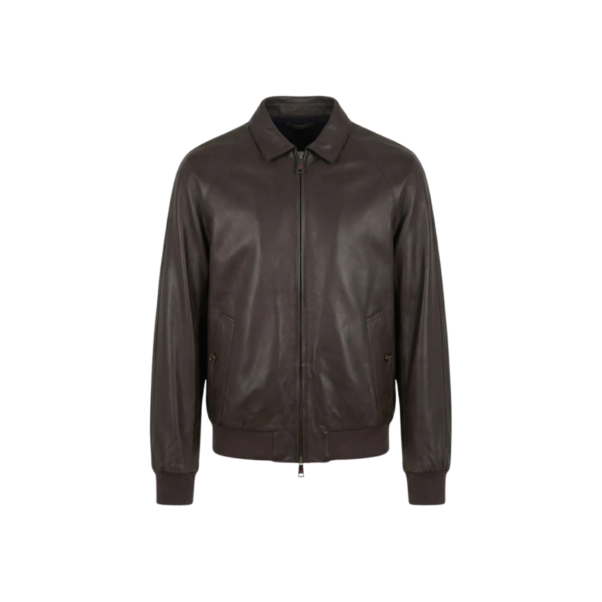 Blouson aviateur KIRED cuir marron