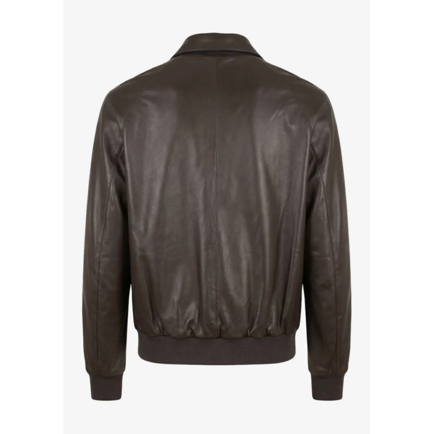 Blouson aviateur KIRED cuir marron