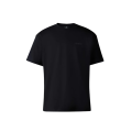 T-shirt col rond Tee-R coton bio noir logo gomme