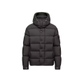 Doudoune courte à capuche amovible Maya 70 nylon noir mat