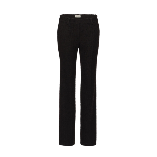 MAGDA BUTRYM Pantalon tailleur ajusté cachemire mélangé noir
