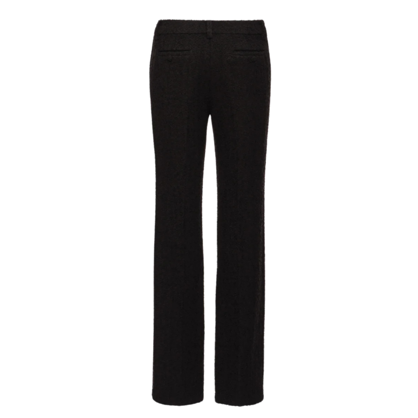 MAGDA BUTRYM Pantalon tailleur ajusté cachemire mélangé noir