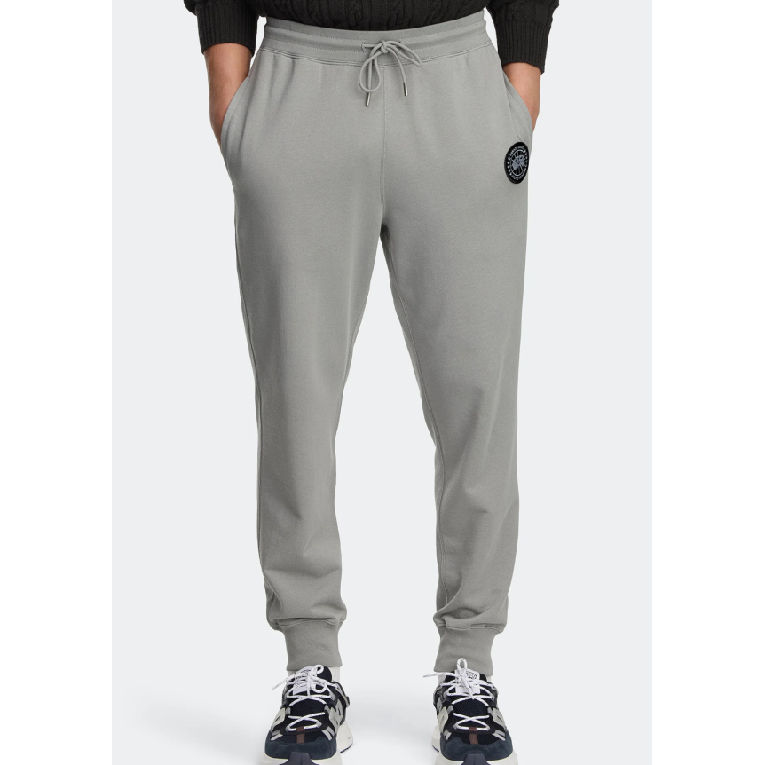 Bas de survetement jogging CANADA GOOSE Loon coton vert disque noir