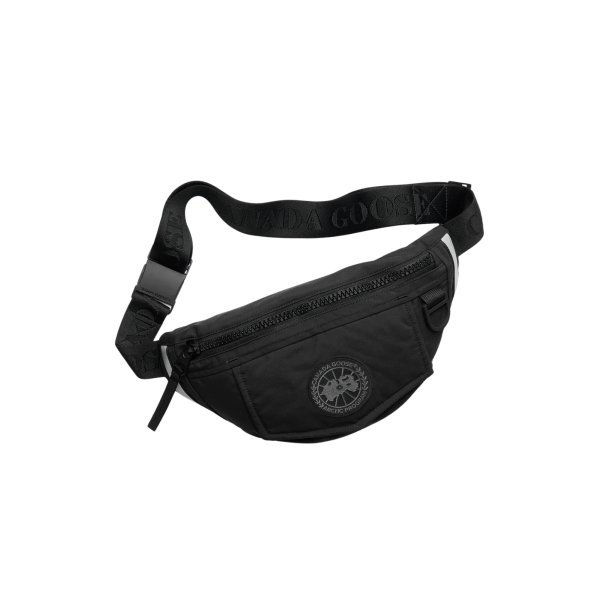 Sac banane CANADA GOOSE nylon noir disque noir