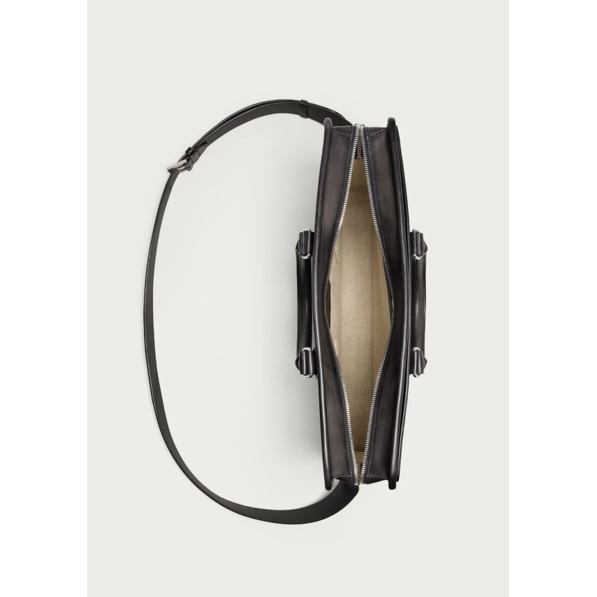 Cartable Un Jour BERLUTI Cuir de veau Venezia nero grigio noir