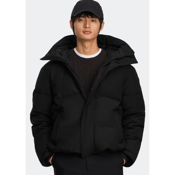 Parka blouson zippé CANADA GOOSE Seymour nylon coton noir