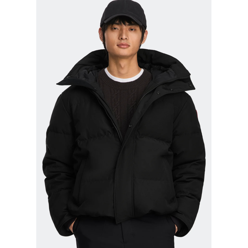 Parka blouson zippé CANADA GOOSE Seymour nylon coton noir