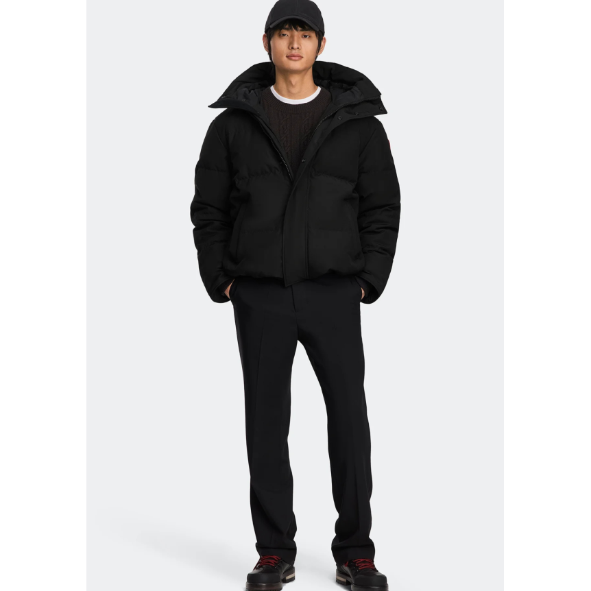 Parka blouson zippé CANADA GOOSE Seymour nylon coton noir
