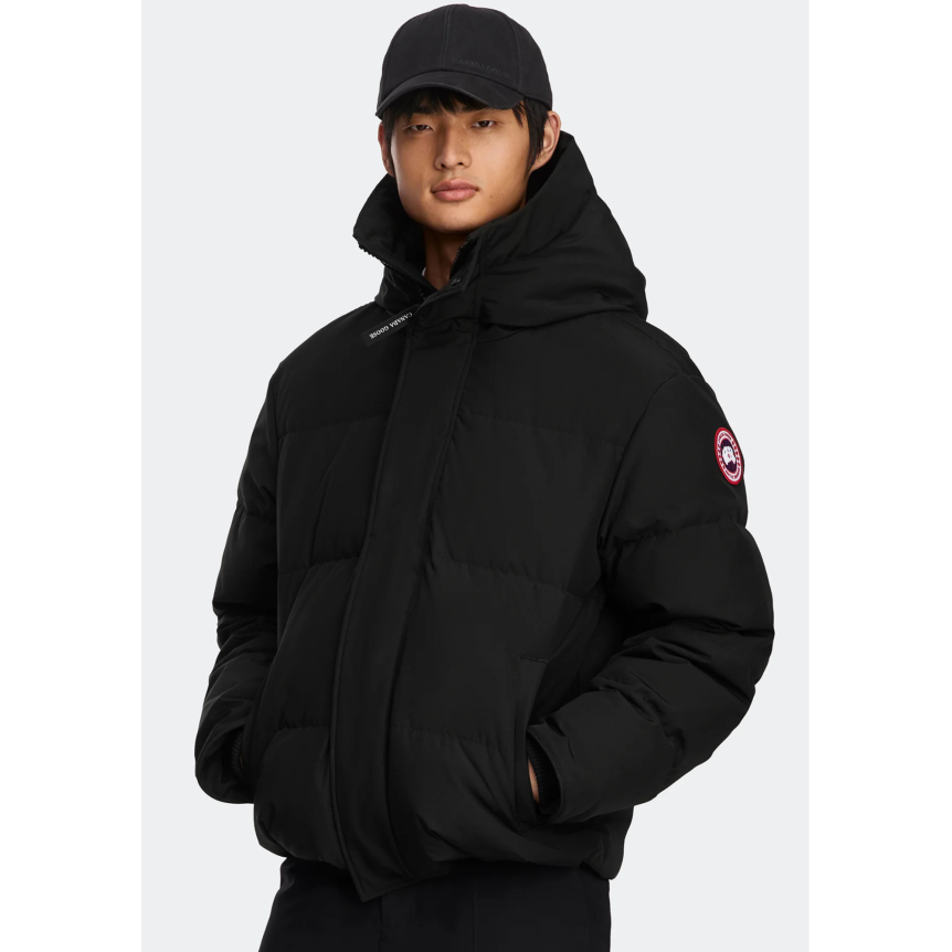 Parka blouson zippé CANADA GOOSE Seymour nylon coton noir