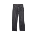 Jean large denim coton gris anthracite triangle poche avant