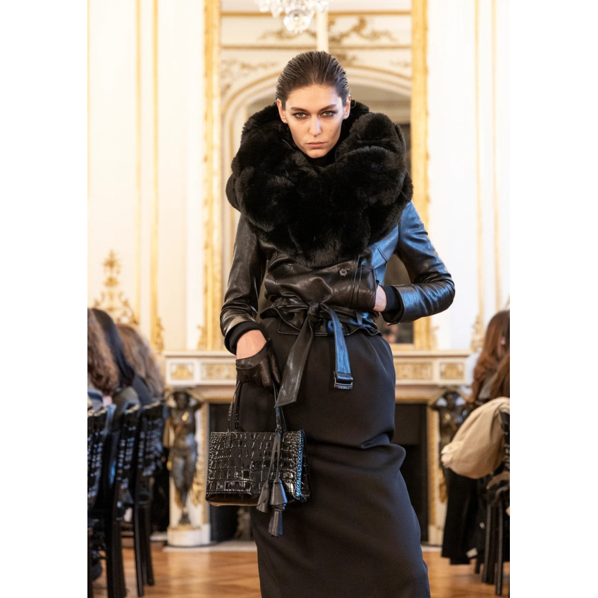 Tour de cou MAGDA BUTRYM fourrure marron