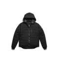Veste zippée à capuche Lodge nylon Noir Disque noir