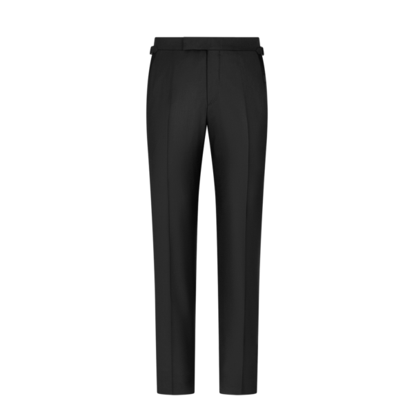 Costume smoking TOM FORD O'Connor twill de laine noir col flèche satin
