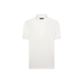 Polo piqué de Lyocell coton blanc