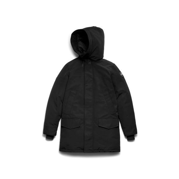 CANADA GOOSE Parka capuche Langford polyester coton noir logo noir
