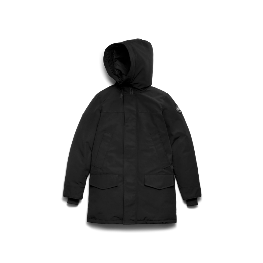 CANADA GOOSE Parka capuche Langford polyester coton noir logo noir