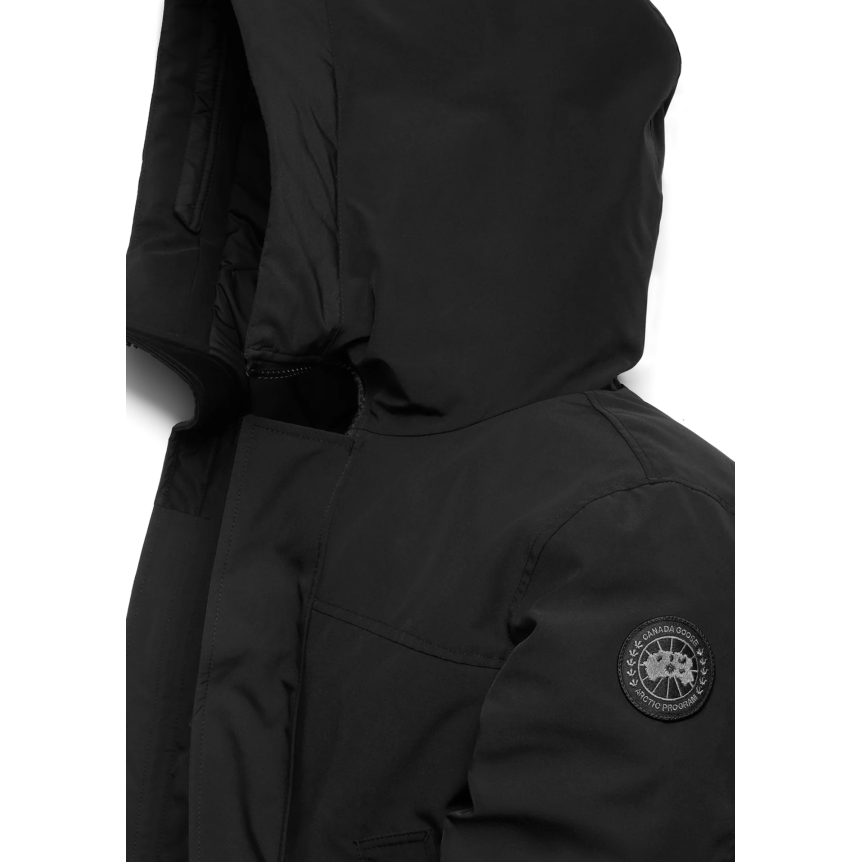 CANADA GOOSE Parka capuche Langford polyester coton noir logo noir