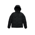 Parka zippée à capuche Wyndham polyester recyclé coton bio noir logo noir