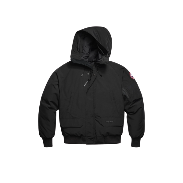 Blouson aviateur CANADA GOOSE Chilliwack bomber polyamide recyclé noir