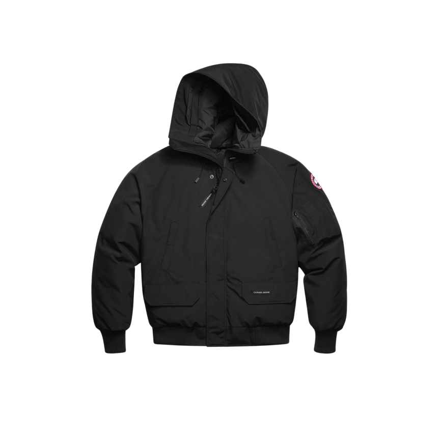 Blouson aviateur CANADA GOOSE Chilliwack bomber polyamide recyclé noir