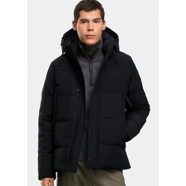 Blouson aviateur CANADA GOOSE Chilliwack bomber polyamide recyclé noir