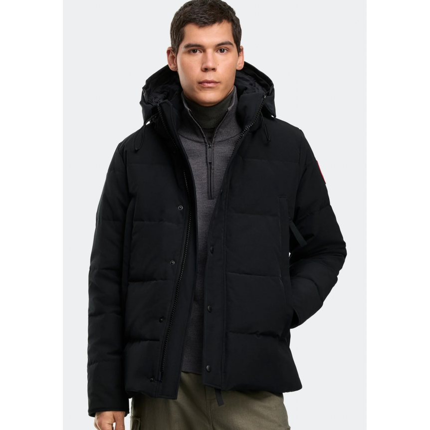 Blouson aviateur CANADA GOOSE Chilliwack bomber polyamide recyclé noir
