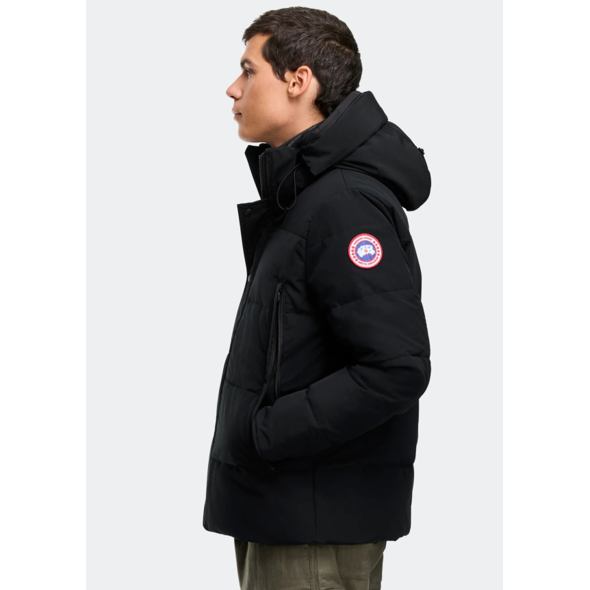 Blouson aviateur CANADA GOOSE Chilliwack bomber polyamide recyclé noir
