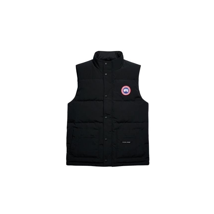 Gilet sans manches CANADA GOOSE Freestyle Legacy polyester recyclé noir logo classique
