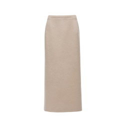 Jupe crayon MAGDA BUTRYM sans couture fendue laine beige