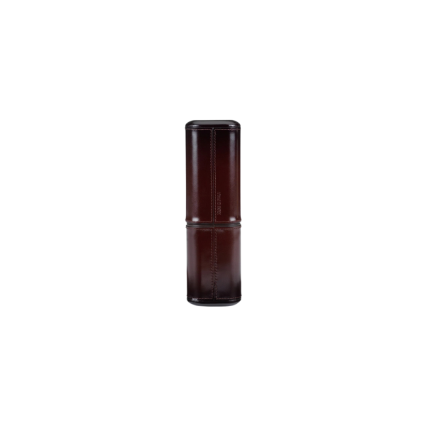 Porte-cigares SANTONI Cohiba en bois de cèdre revêtu de cuir marron