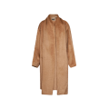 Manteau long Alpaga laine vierge camel Echarpe